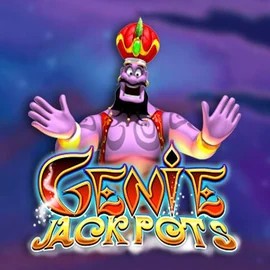 Jackpots logo of Genie Jackpots from Blueprint Gaming at 50 Cent Casino
