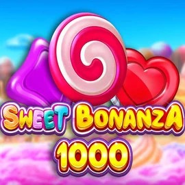 Sweet Bonanza 1000 slot visual from Pragmatic Play available on 50-cent-casino.com